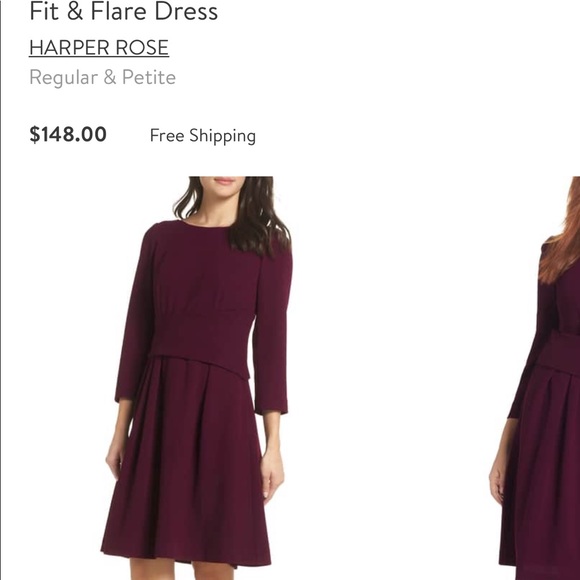 harper rose fit and flare dress